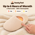 Toasty Feet Heated Slippers