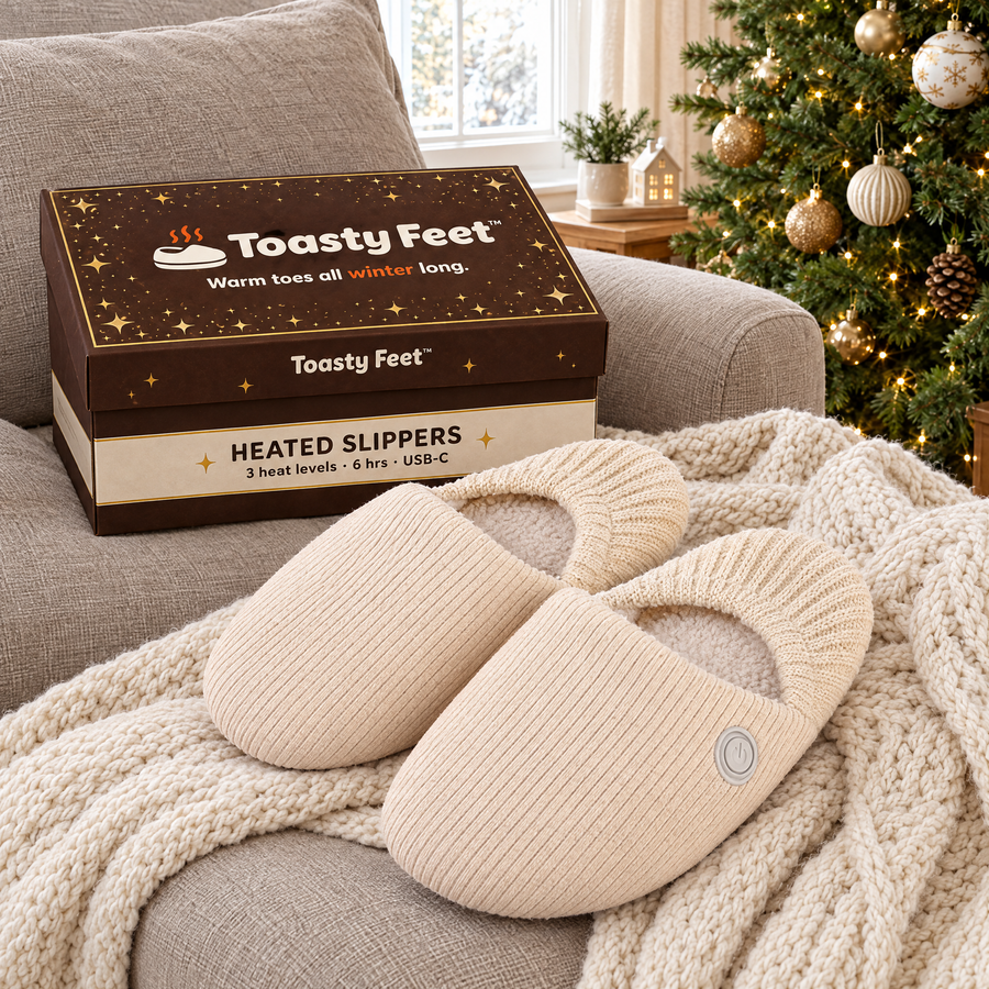 Toasty Feet Heated Slippers